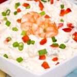 Creamy Shrimp Dip with Crispy Wonton Chips Recipe