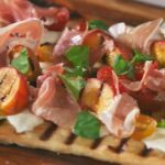 Grilled Tomato-Peach Pizza- Make at Home