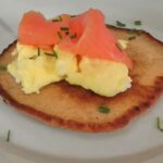Blinis with Smoked Salmon and Scrambled Eggs Recipe