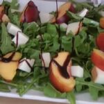 Grilled Peach and Smoked Mozzarella Salad Recipe