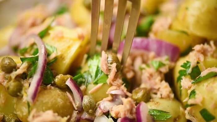 Pota to and Tuna Salad Recipe