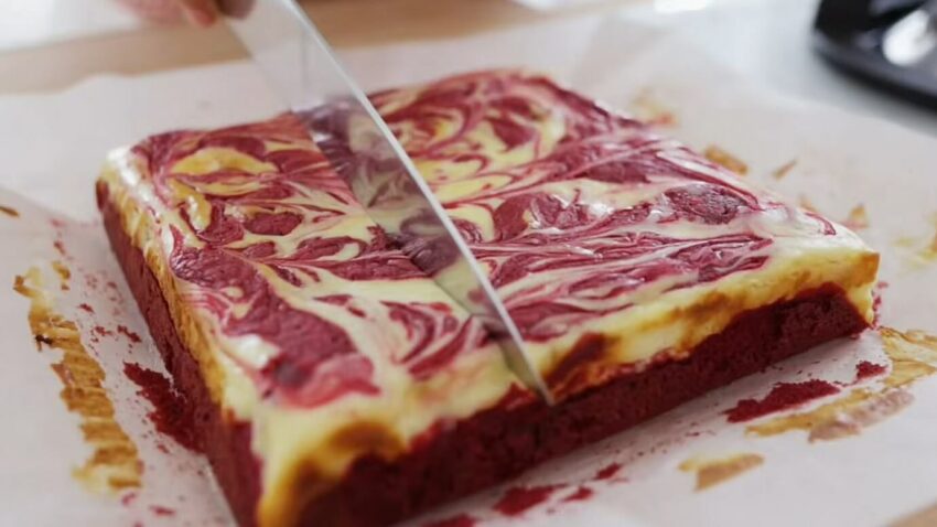 Red Velvet Cheesecake Brownies Easy Homemade Sweet Treat